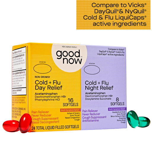 Goodnow Day & Night Cold + Flu Relief 24 softgels