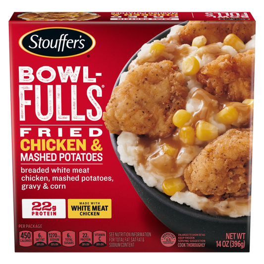 Stouffer's Frozen BowlFull Fried Chicken & Mashed Potato Meal 13.5oz