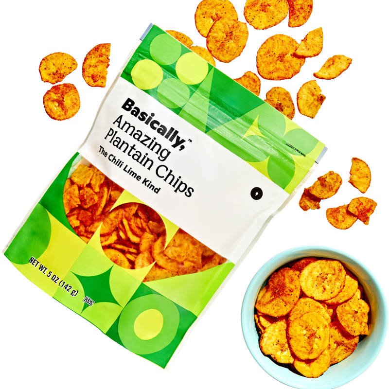 Basically, Chili Lime Plantain Chips 5oz