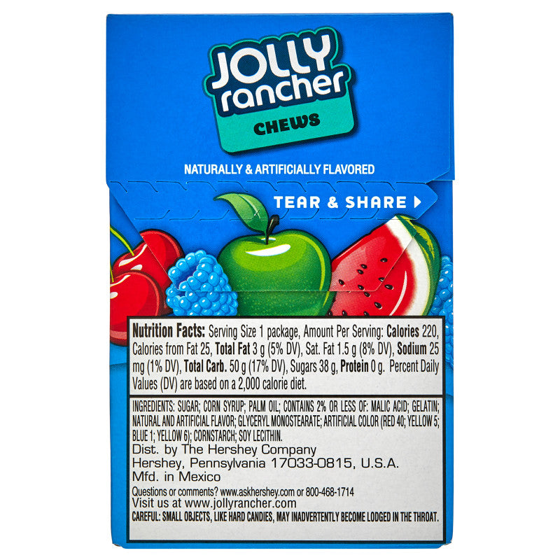 Jolly Rancher Fruit Chews 2.06oz