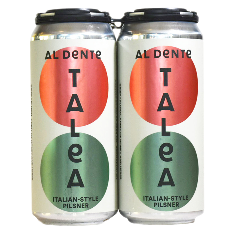 Talea Al Dente Italian Style Pilsner 4pk 16oz Can 5.0% ABV