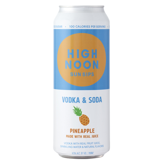 High Noon Pineapple Single 700ml Can 4.5% ABV