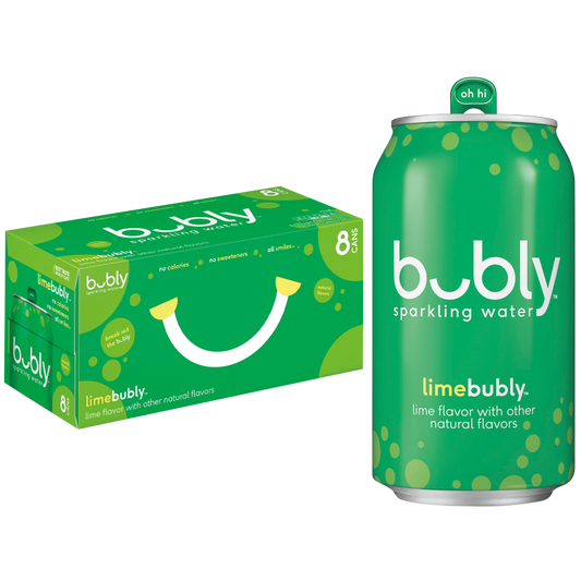 Bubly Lime 8pk 12oz Can