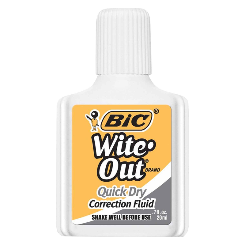 Bic White-Out Correction Fluid .07oz