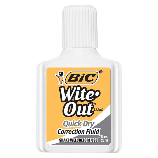 Bic White-Out Correction Fluid .07oz