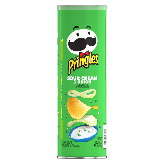 Pringles Sour Cream & Onion Potato Crisps Chips 5.5oz