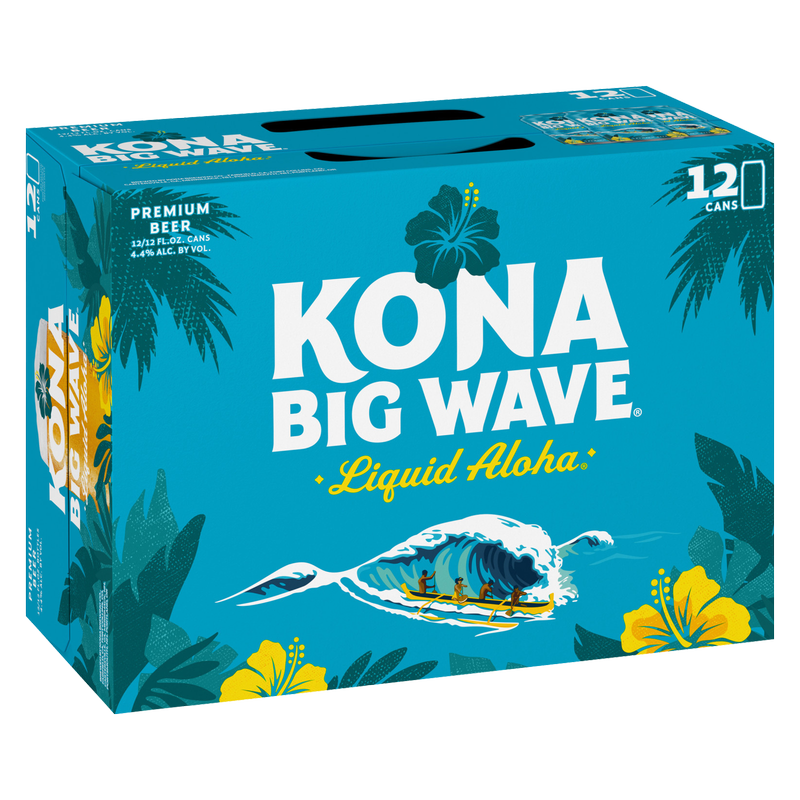 Kona Big Wave Premium Beer 12pk 12oz Cans 4.4% ABV