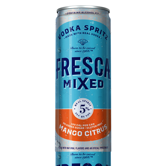 Fresca Mixed Vodka Spritz Mango Citrus Single 12oz Can 5% ABV