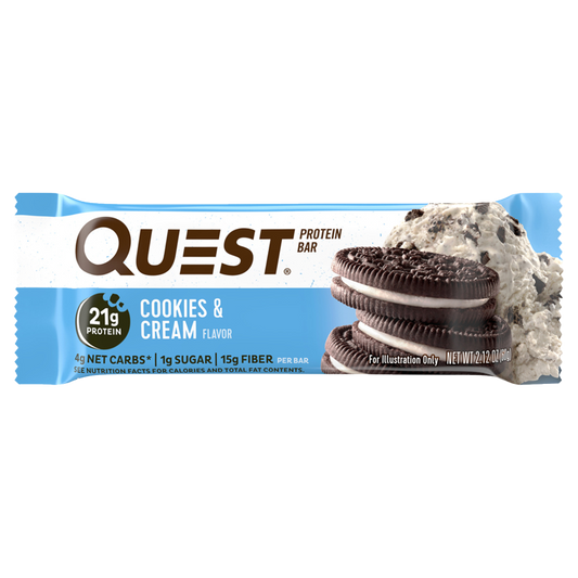 Quest Cookies & Cream Protein Bar 2.12oz