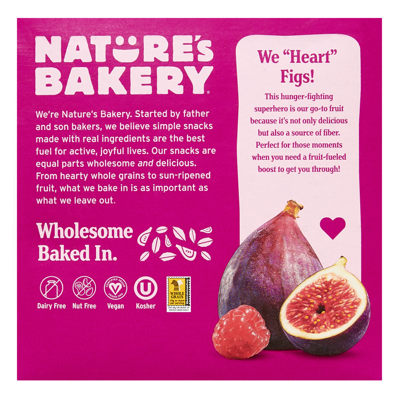 Nature's Bakery Whole Wheat Raspberry Fig Bars 12oz