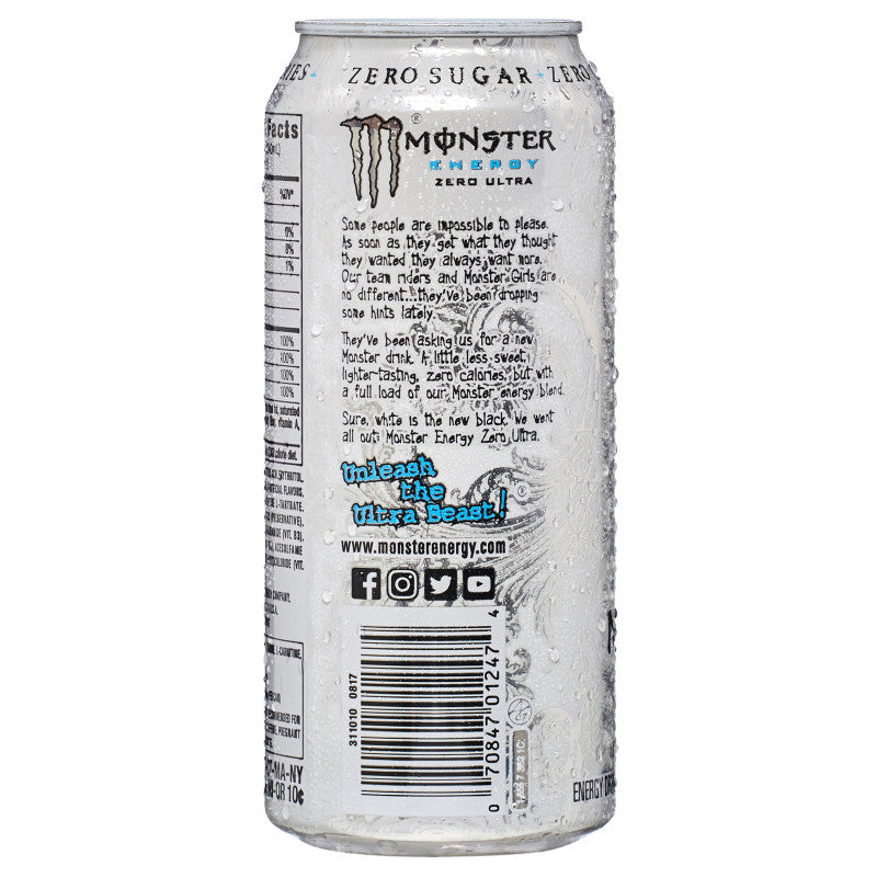 Monster Energy Zero Ultra 16oz Can