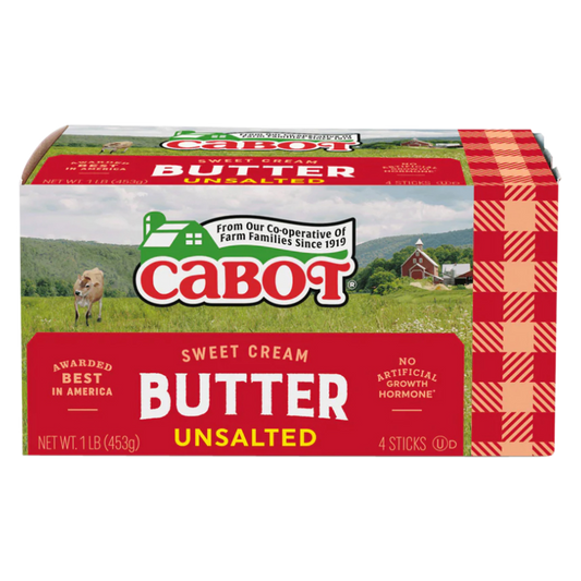 Cabot Creamery Unsalted Butter - 1lb