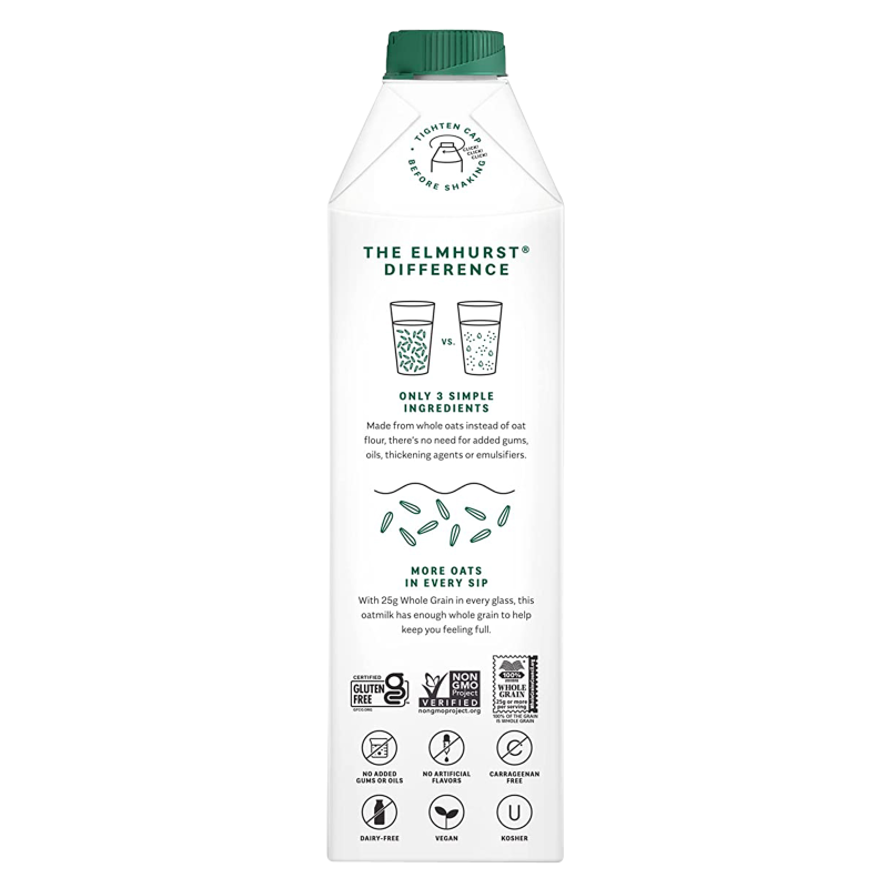 Elmhurst Unsweetened Oat Milk 32oz – Gopuff Partnerships