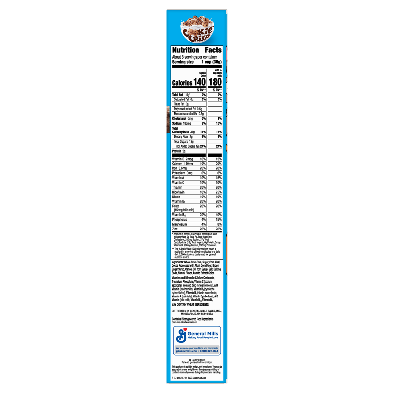 General Mills Cookie Crisp Cereal 10.6oz