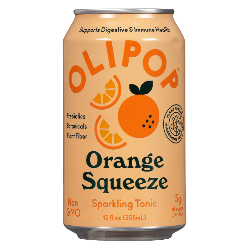 OLIPOP Orange Squeeze 12oz Can