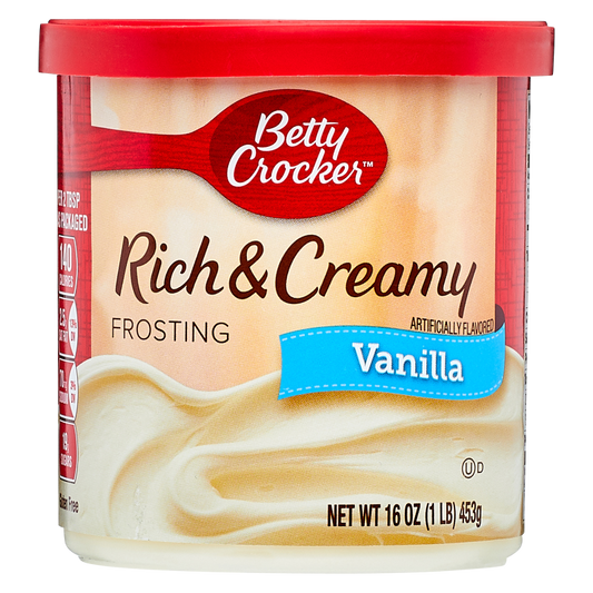 Betty Crocker Rich and Creamy Vanilla Frosting 16oz