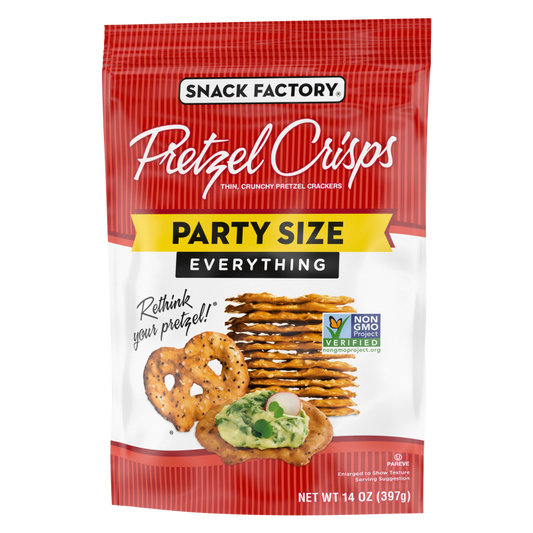 Snack Factory Pretzel Crisps Everything 14oz