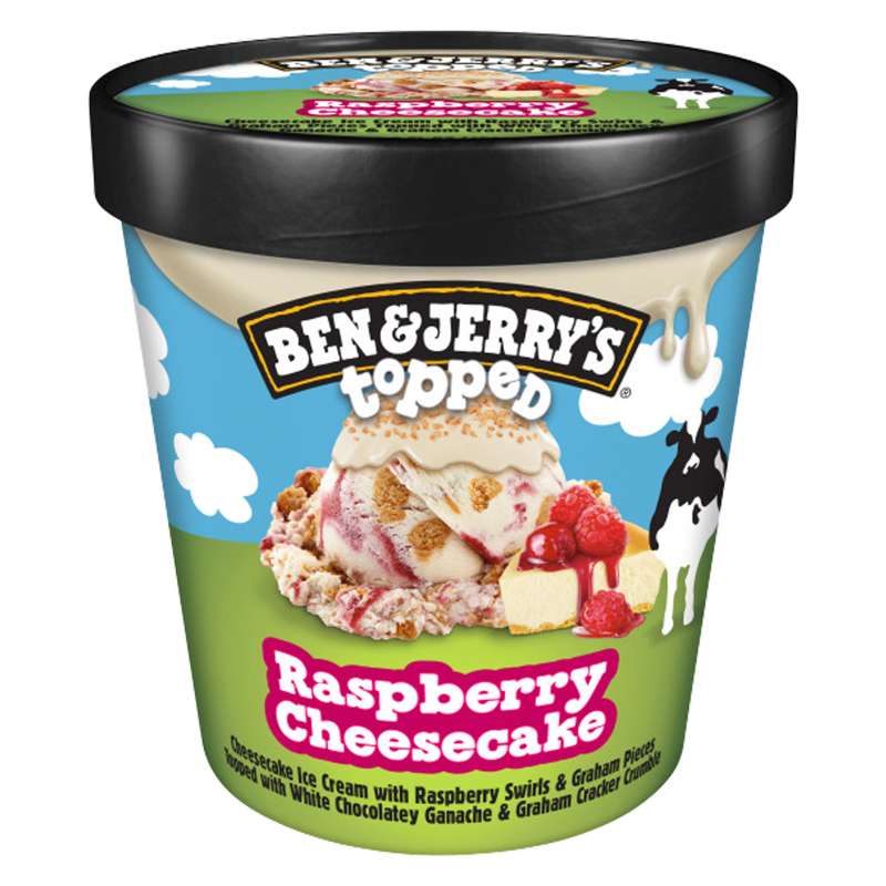 Raspberry Cheesecake Ice Cream Pint