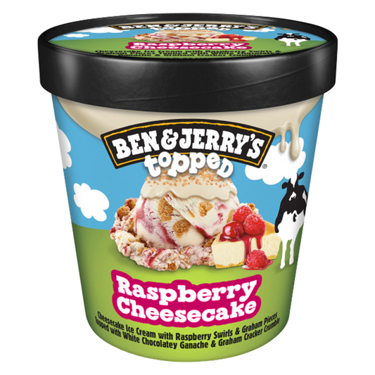 Raspberry Cheesecake Ice Cream Pint