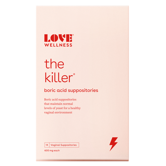 Love Wellness The Killer Boric Acid Suppositories 14ct