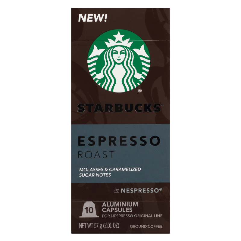 Starbucks by Nespresso Coffee Pods Espresso Roast 2oz 10ct