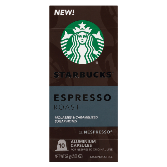 Starbucks by Nespresso Coffee Pods Espresso Roast 2oz 10ct