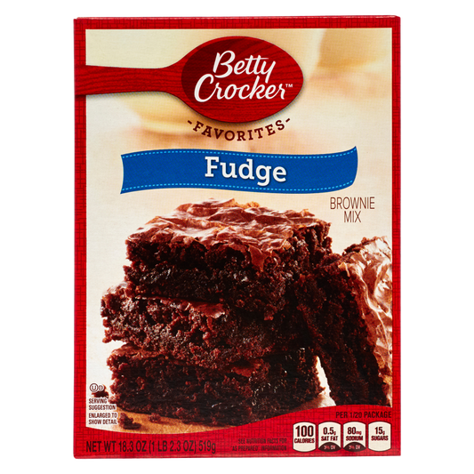 Betty Crocker Fudge Brownie Mix 18.3oz