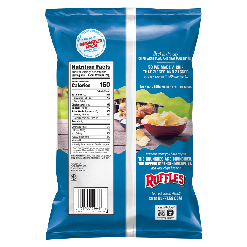 Ruffles Original Potato Chips 8.5oz