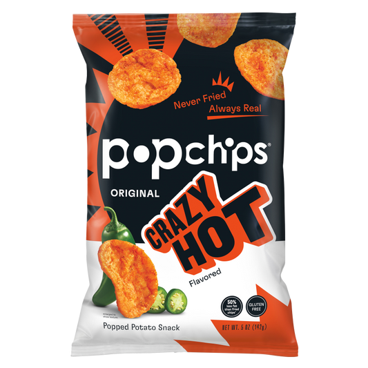 Popchips Crazy Hot Potato Chips 5oz