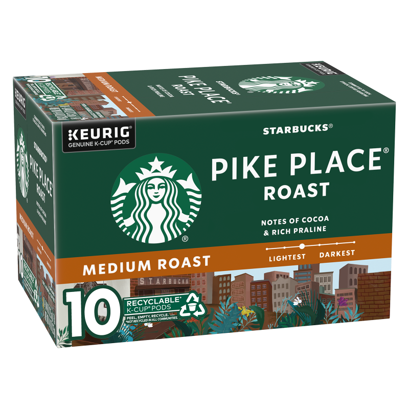 Starbucks K-Cup Pike Place Roast Coffee 4.4oz 10ct