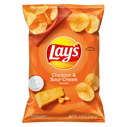 Lay's Cheddar & Sour Cream Potato Chips 7.75oz