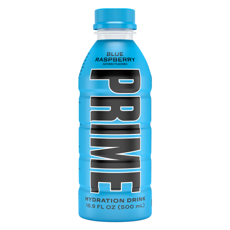 Prime Hydration Blue Raspberry 16oz Bottle