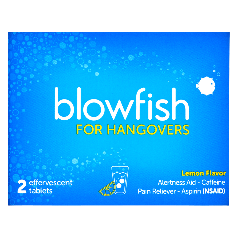 Blowfish for Hangovers Lemon Flavor 2ct