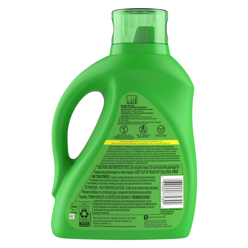 Gain Liquid Laundry Detergent Original Scent 113oz