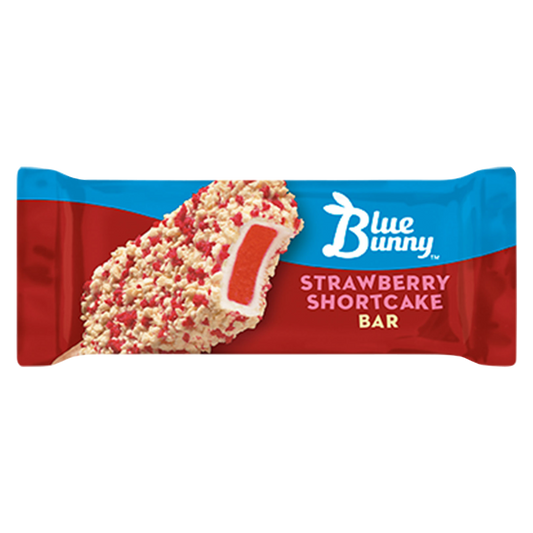 Blue Bunny Strawberry Shortcake Reduced Fat Ice Cream Bar 1ct