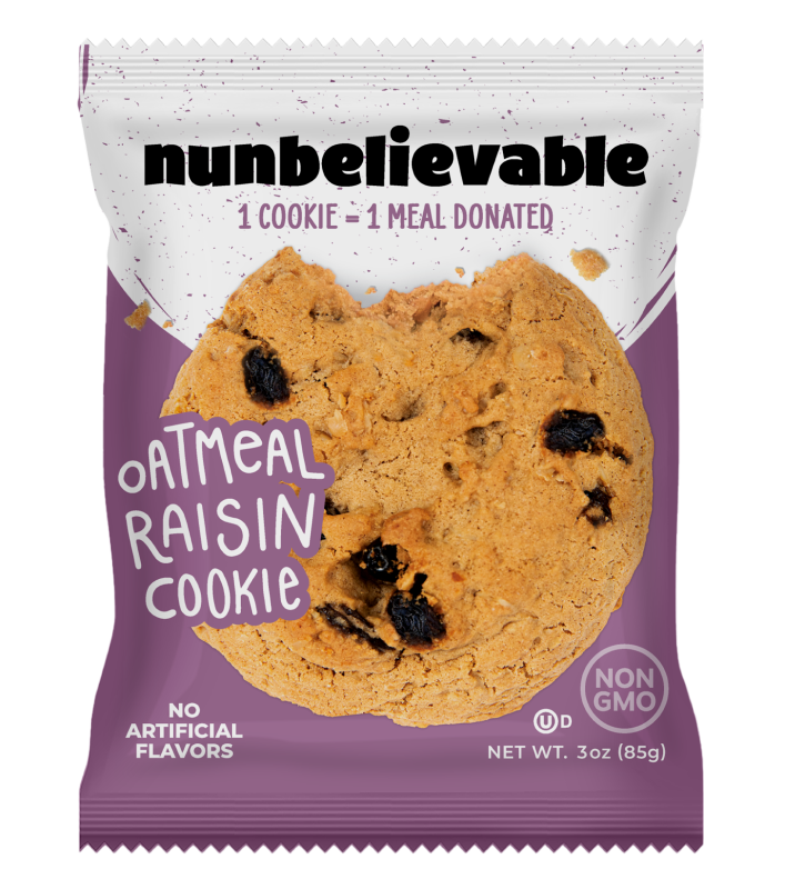 Nunbelievable Oatmeal Raisin Artisanal Cookie 3oz