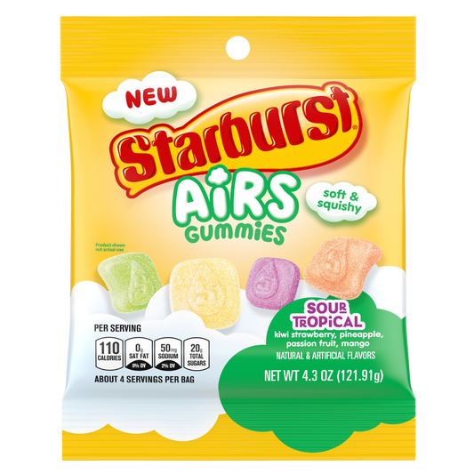 Starburst Airs Sour Tropical 4.3oz