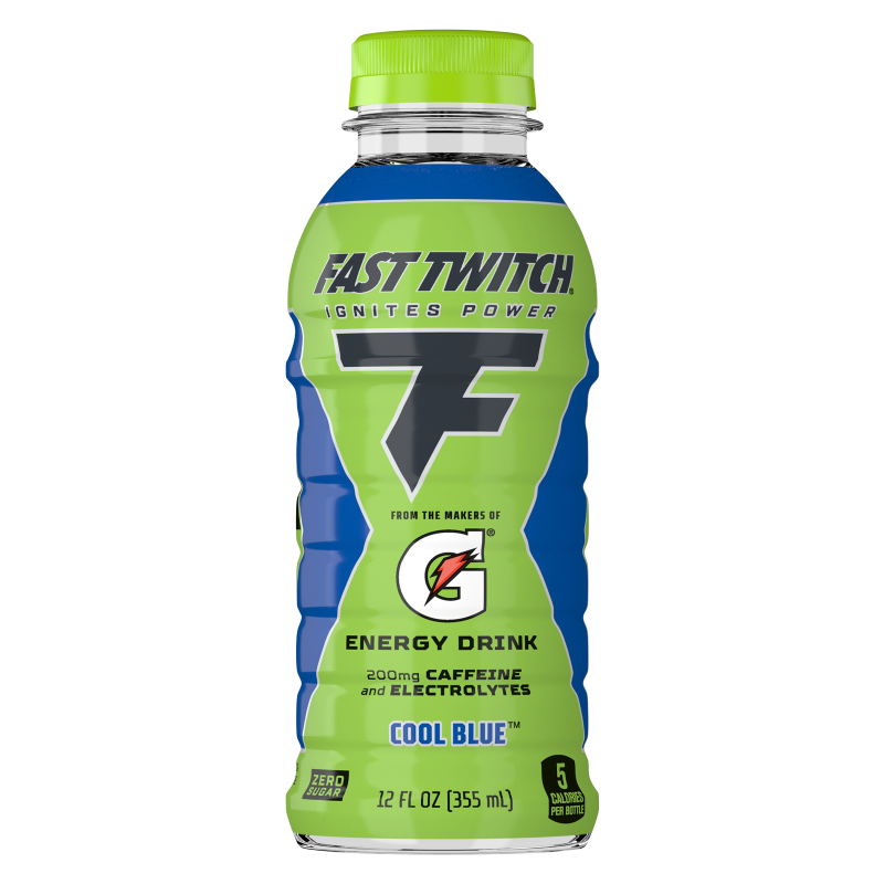 Fast Twitch Zero Sugar Energy Drink Cool Blue 12oz