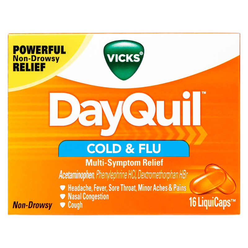 Vicks DayQuil Non-Drowsy Cold & Flu LiquiCaps 16ct