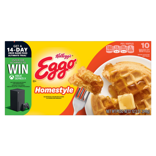 Kellogg's Frozen Eggo Homestyle Waffles 10ct 12.3oz