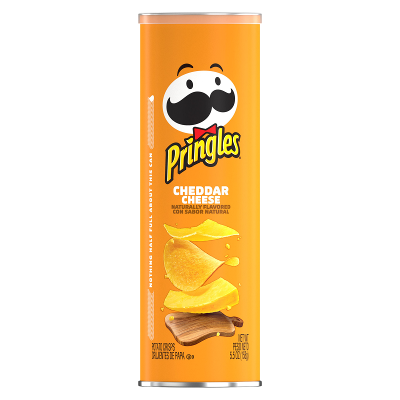 Pringles Cheddar Cheese Potato Crisps Chips 5.5oz