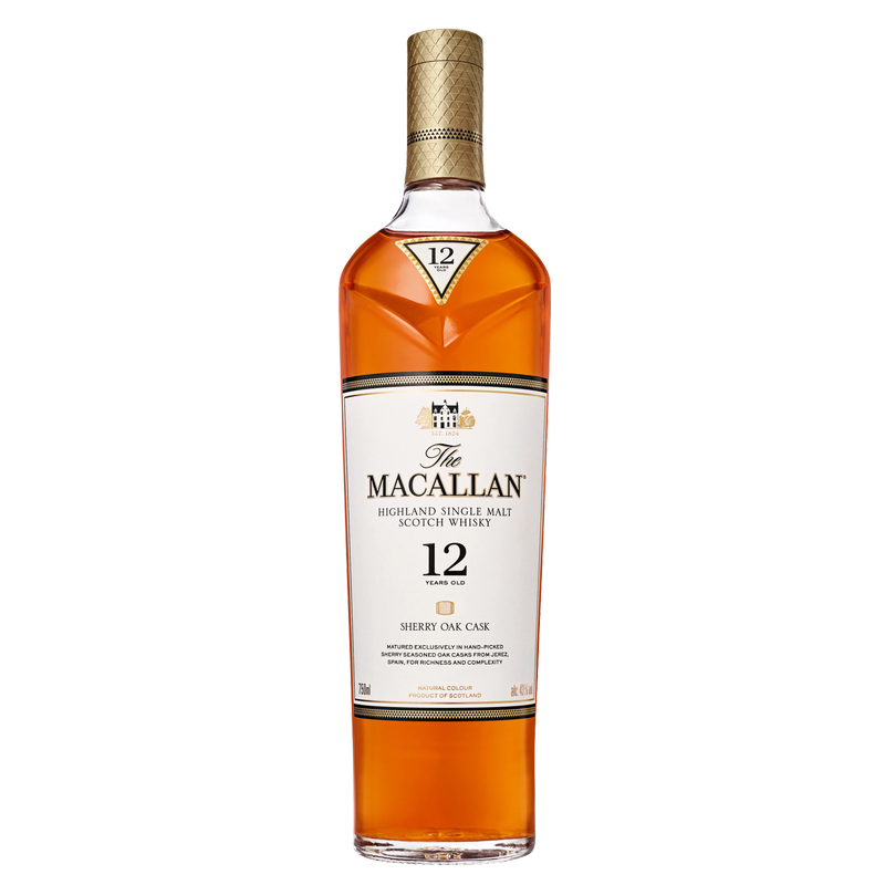 Macallan 12 Yr Sherry Oak 750ml (86 Proof)