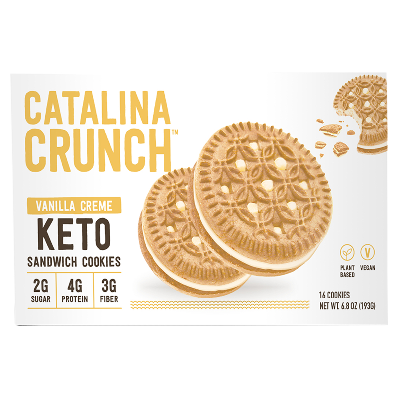 Catalina Crunch Vanilla Creme Keto Sandwich Cookie 6.8oz