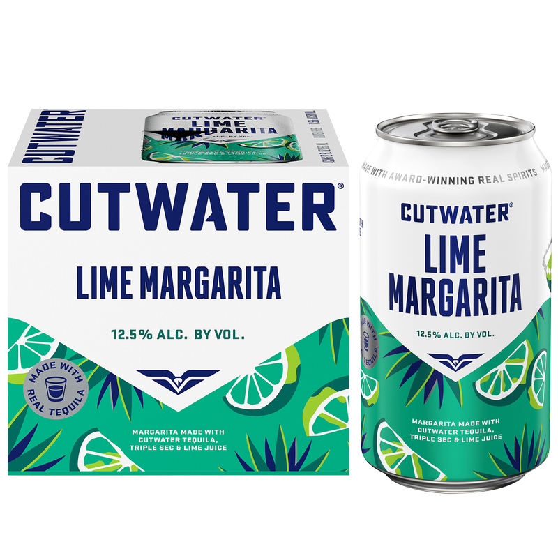 Cutwater Tequila Lime Margarita 4pk 12oz Cans 12.5% AB