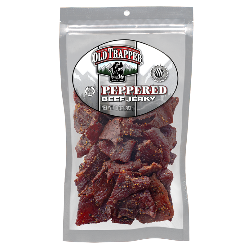 Old Trapper Peppered Beef Jerky 10oz