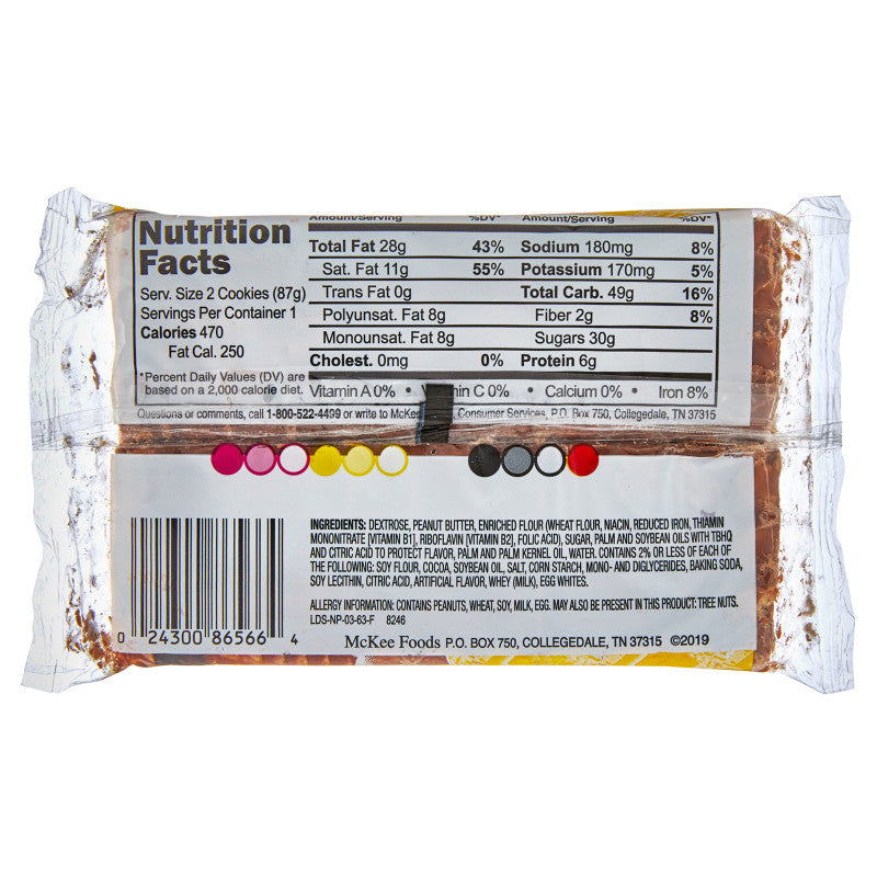 Little Debbie Nutty Buddy Bar 3oz