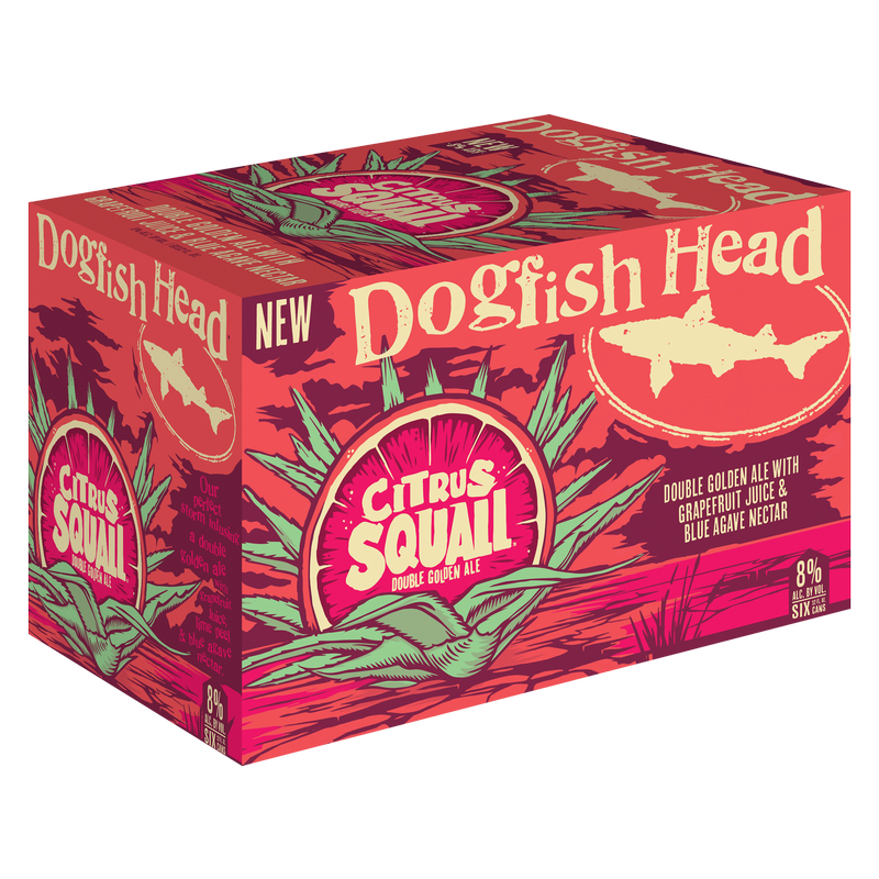 Dogfish Head Citrus Squall Double Golden Ale 6pk 12oz Can 8% ABV