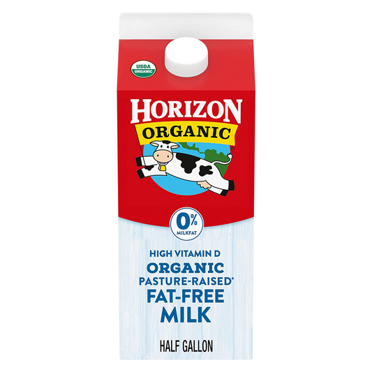 Horizon Organic Fat-Free Milk - 1/2 Gallon