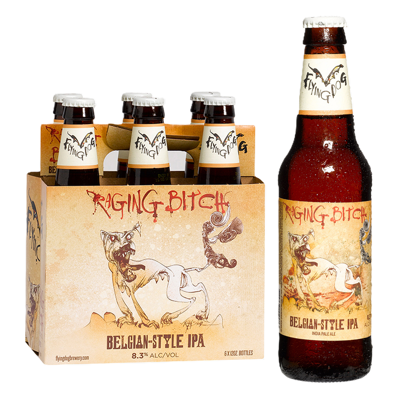 Flying Dog Raging Bitch IPA 6pk 12oz Btl 8.3% ABV