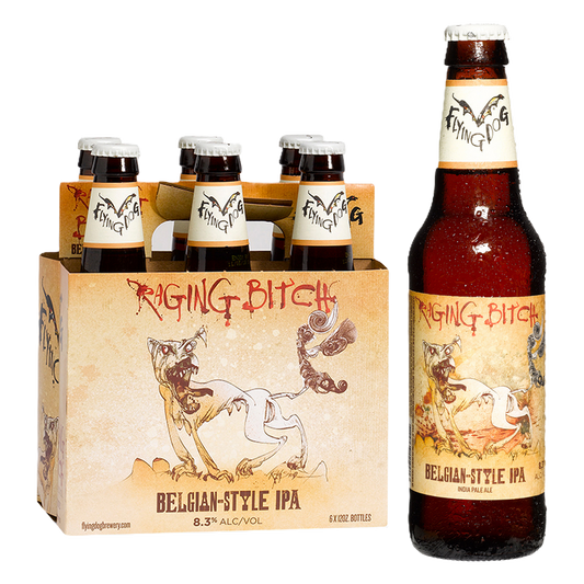 Flying Dog Raging Bitch IPA 6pk 12oz Btl 8.3% ABV